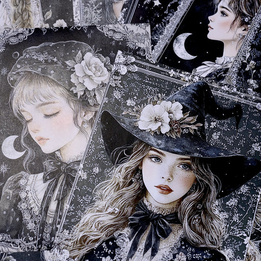 Moonlight Elf Scrapbook Paper