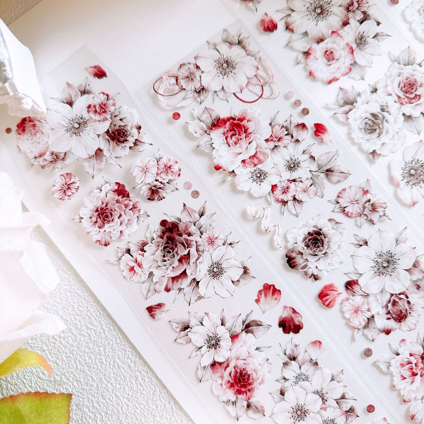 6cm*5m Vintage Flowers Tape