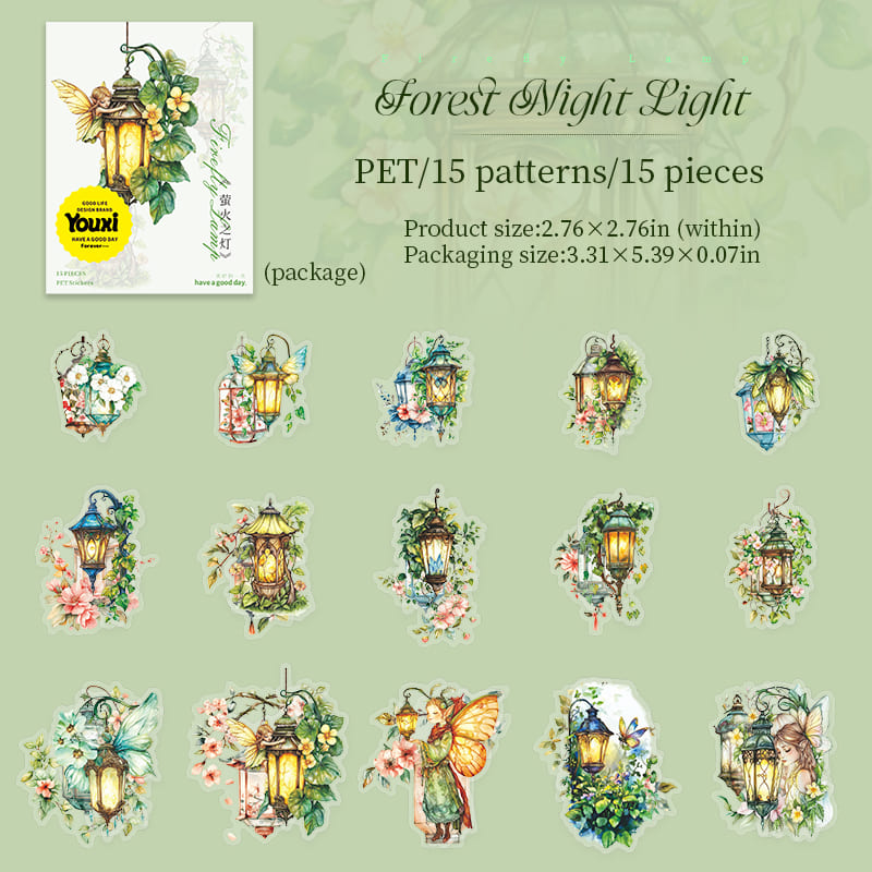 Fairy Lights Theme Stickers