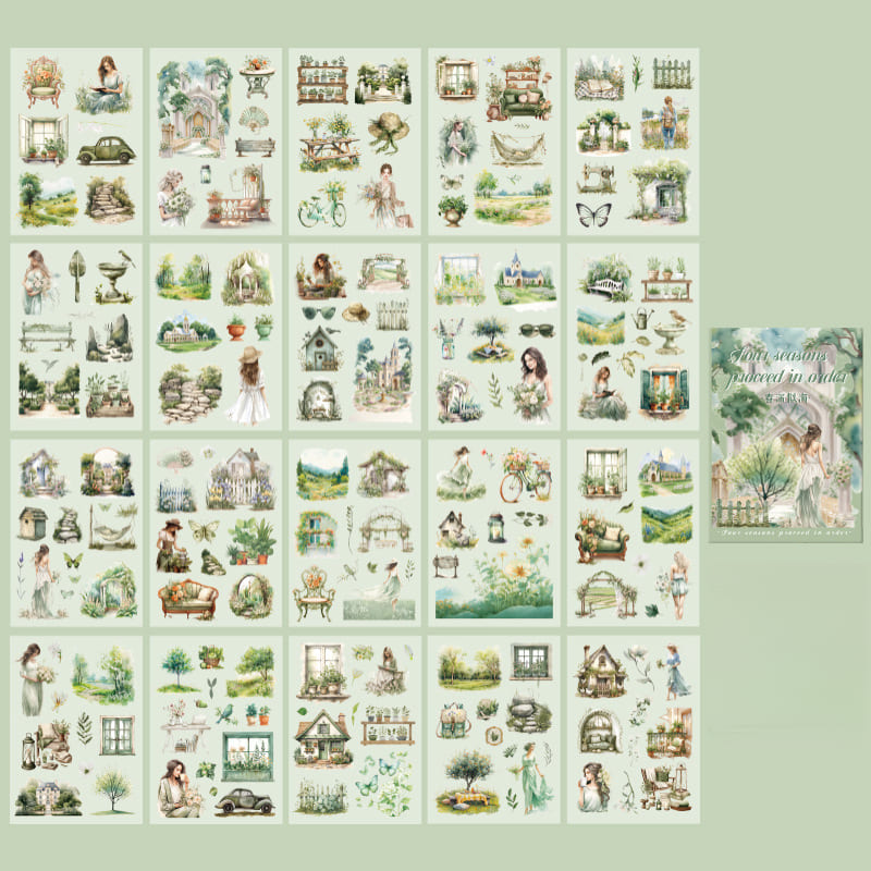 Four Seasons Sticker Book