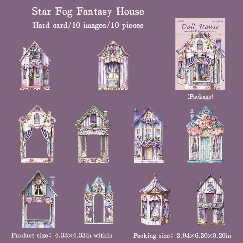 Dollhouse Series Die-Cut Stickers