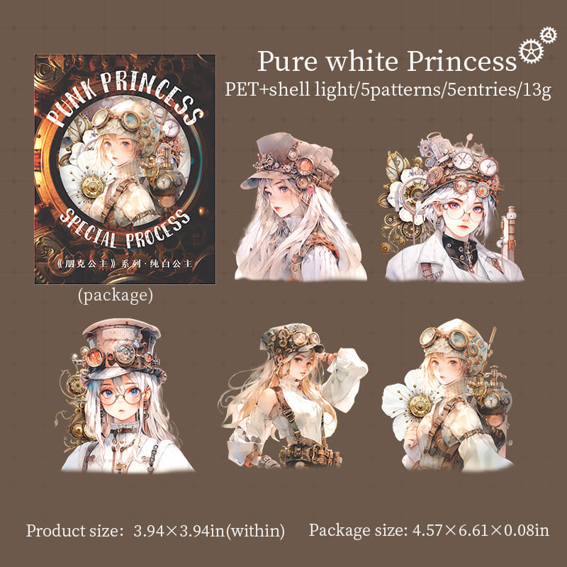 Punk Princess Series Stickers