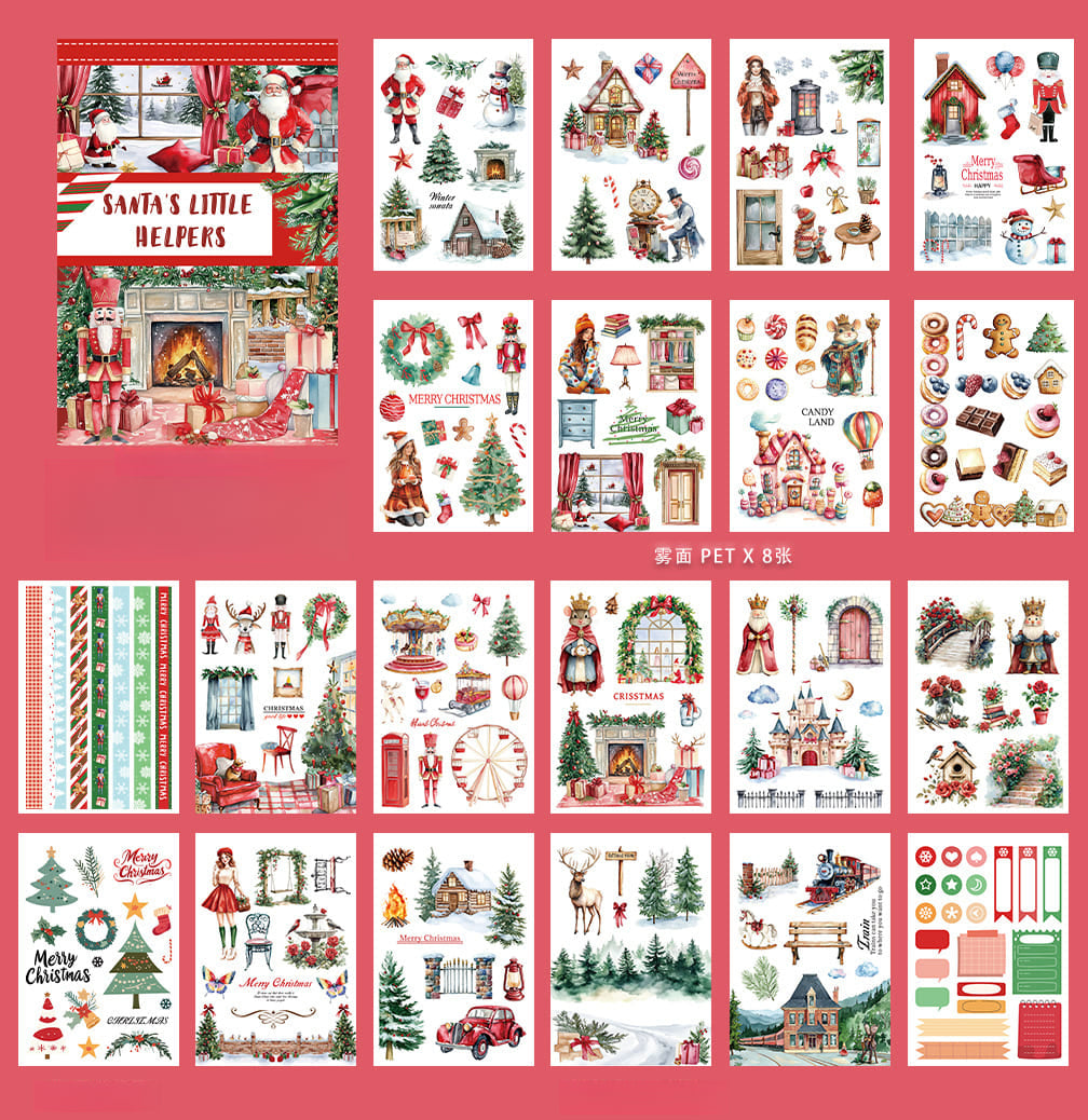 Christmas-Themed Sticker Book