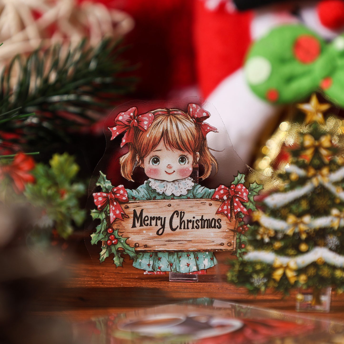 Die-cut Christmas Sticker Book