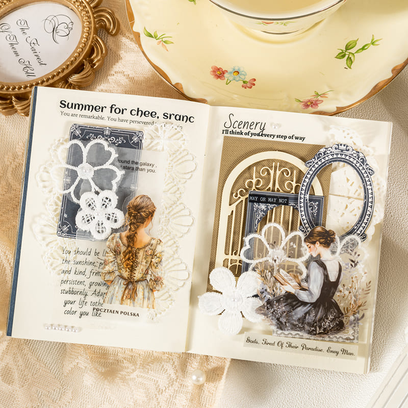 20 PCS Elegant Figures Series Stickers