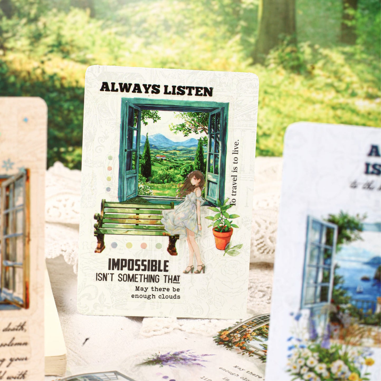 Window Scenery Theme PET Tape