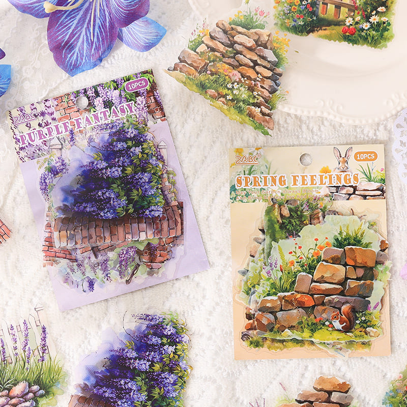 Secret Garden Theme Stickers