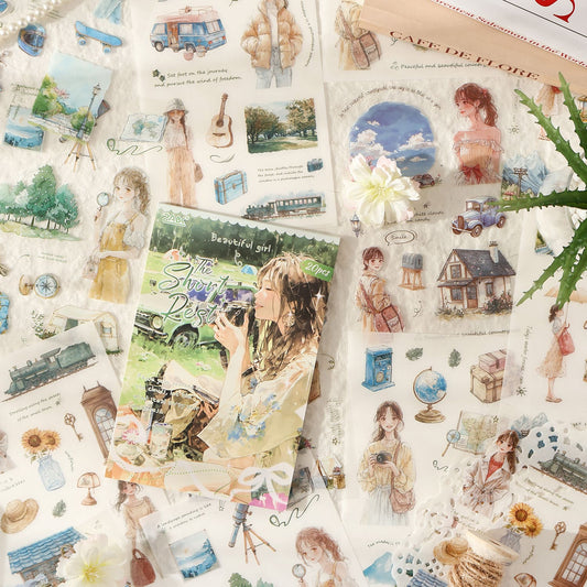 Everyday Life Character Sticker Book