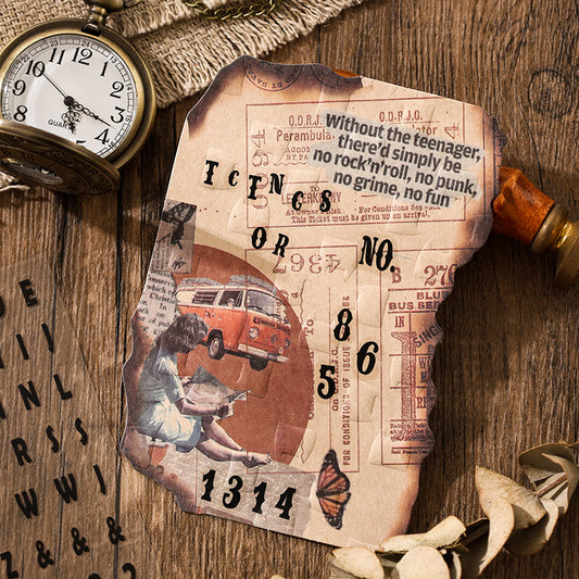 Classic letters Series Sticker