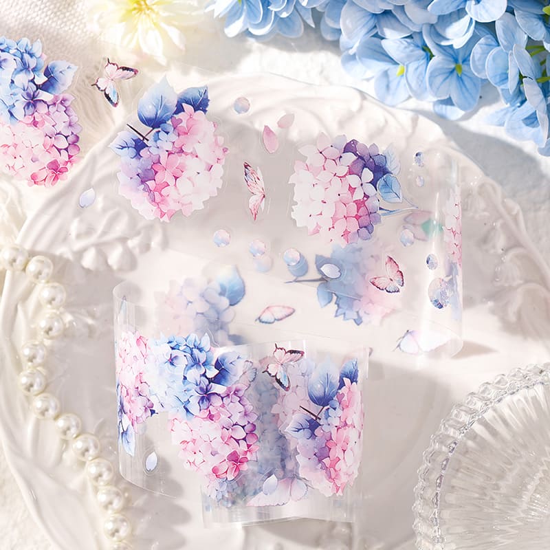 4 PCS Floral Theme PET Tapes