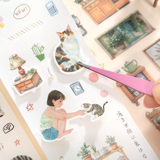 4PCS Life Theme Tape