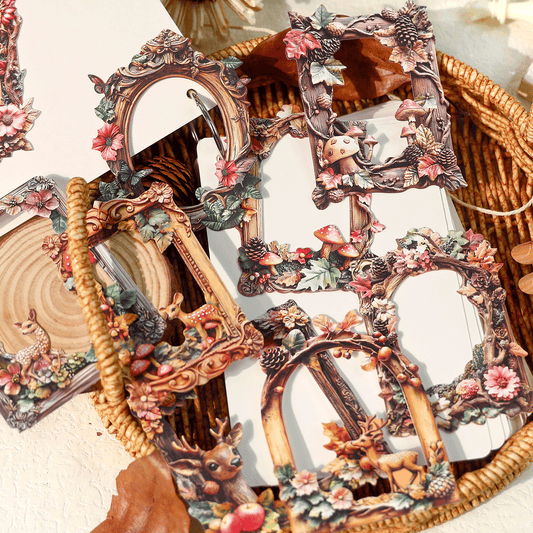 Floral Frame Theme Stickers