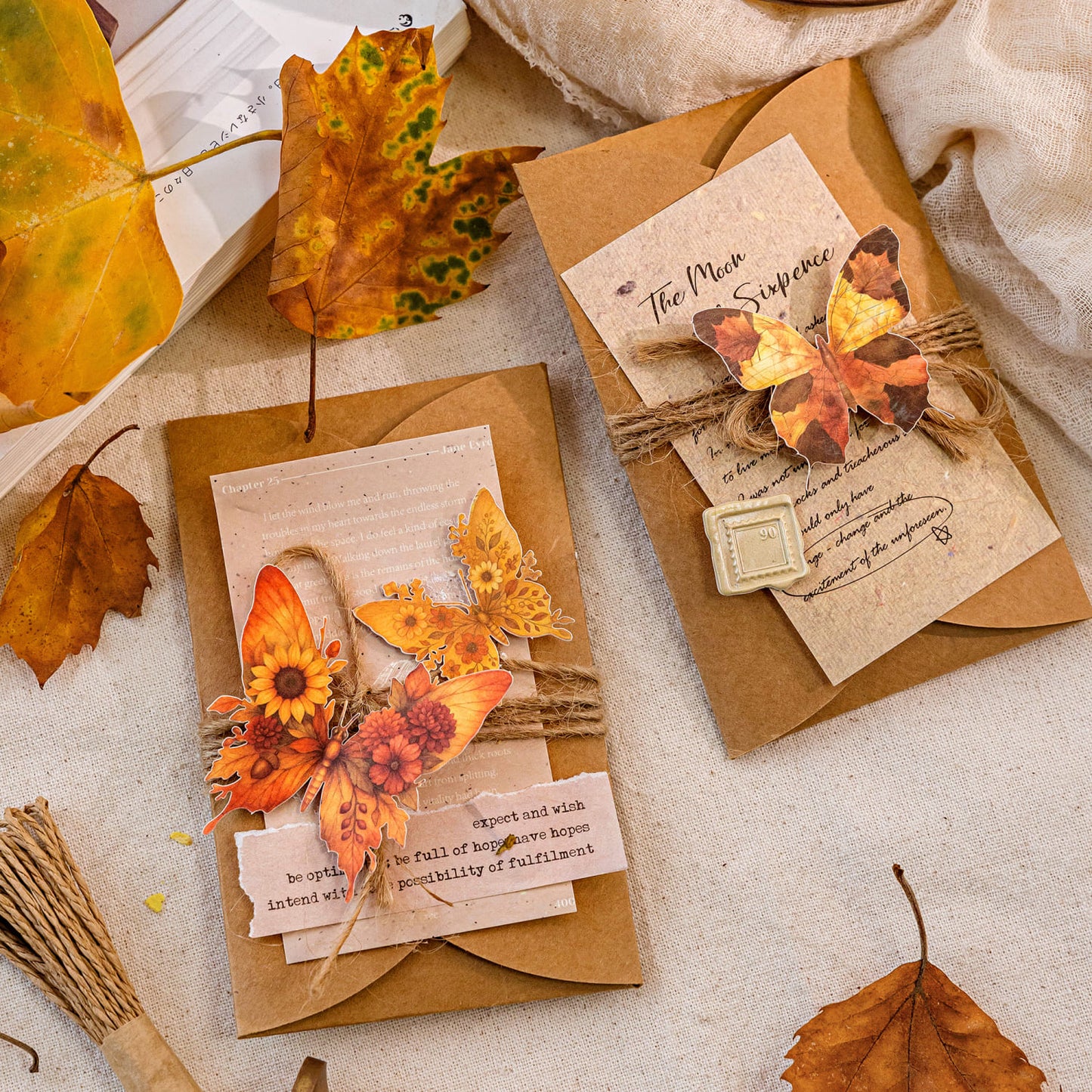 Autumn Theme Hard Card Stickers