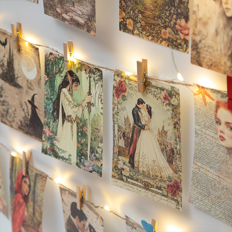 30PCS Fairy Tale Theme Material Paper