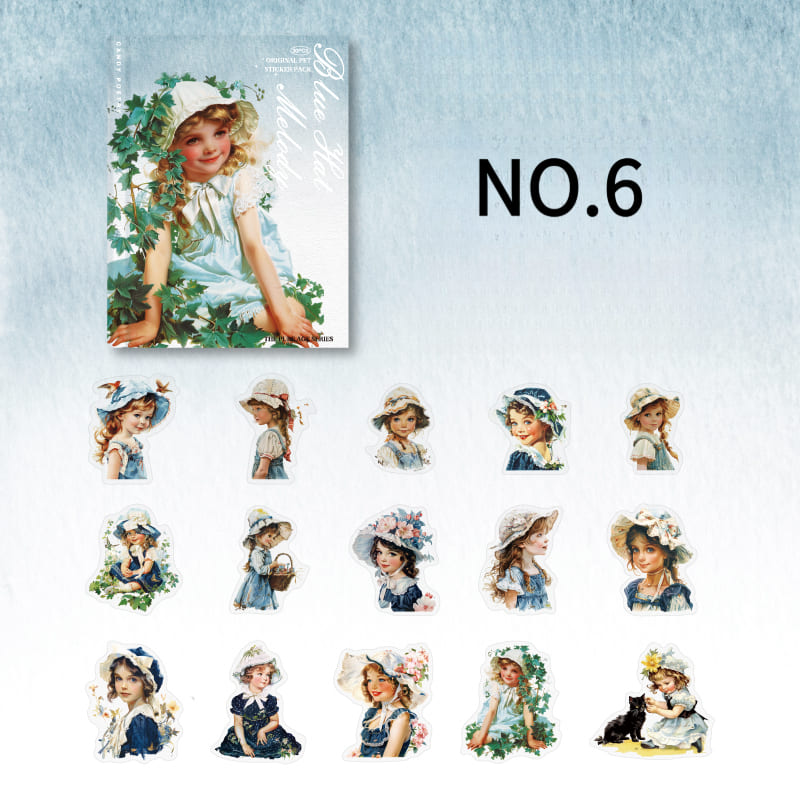 Vintage Kids Sticker Pack
