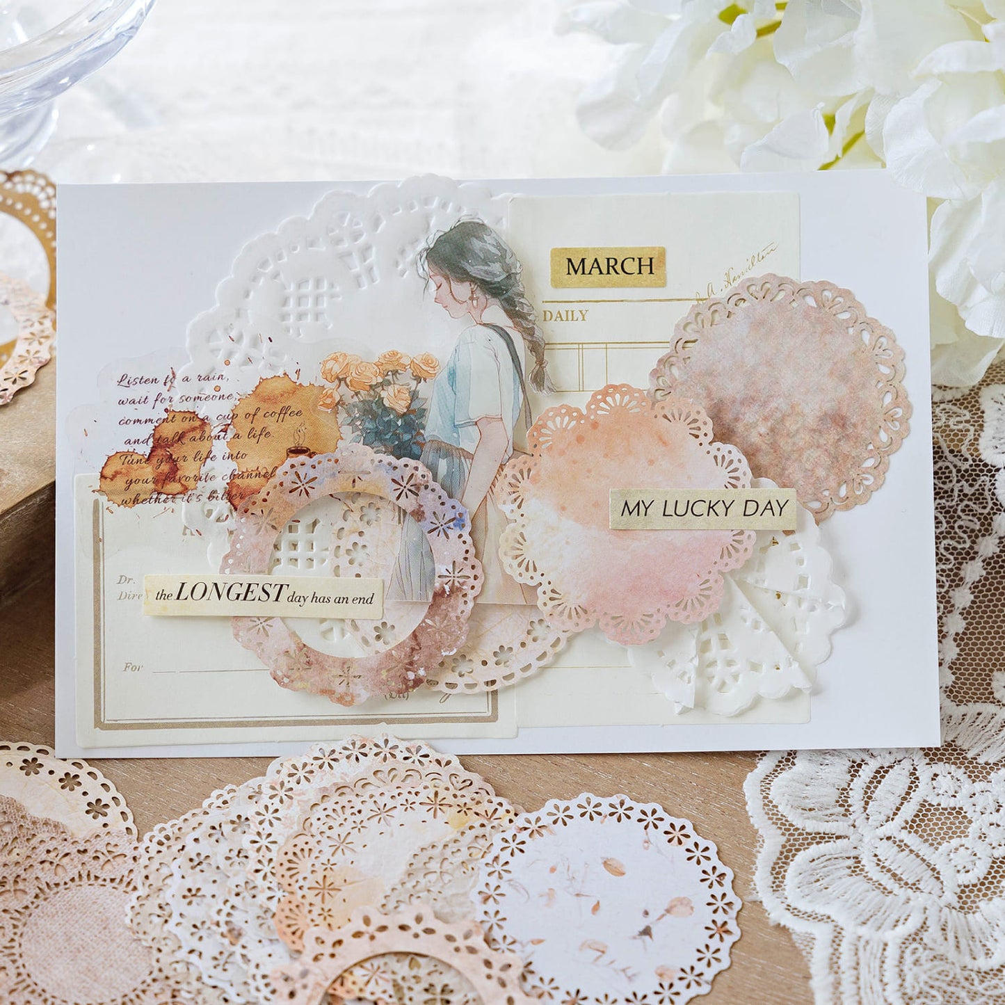 Lace Series Hollow Frame Material Pack