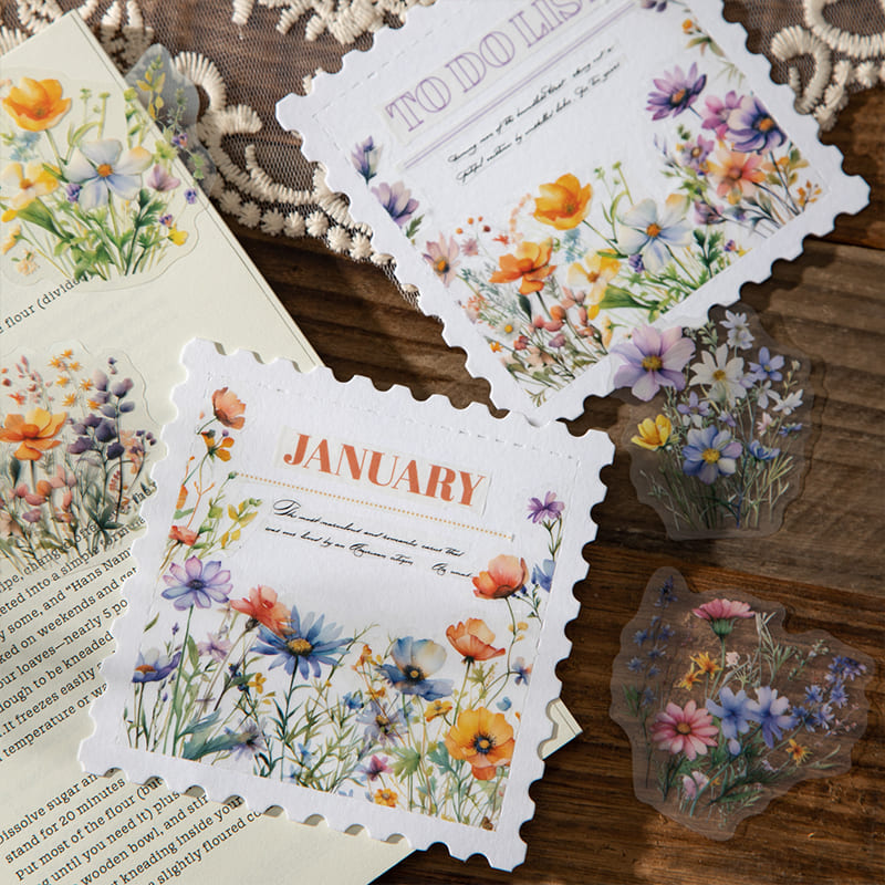 Flower Series Stickers