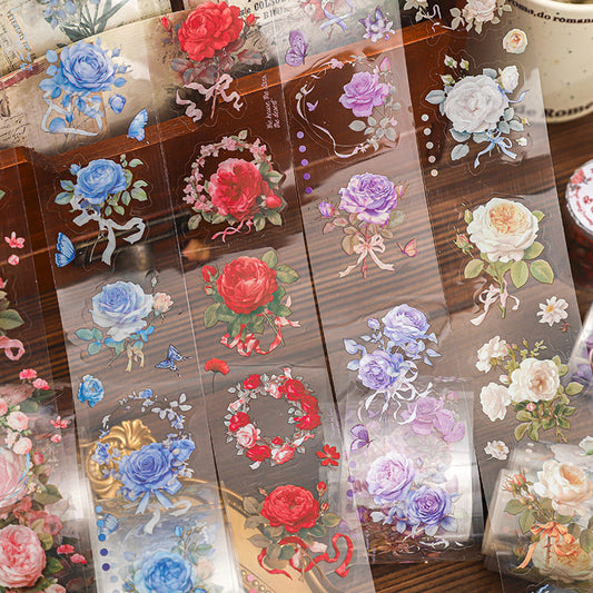 Flower Series Die-Cut PET Tape