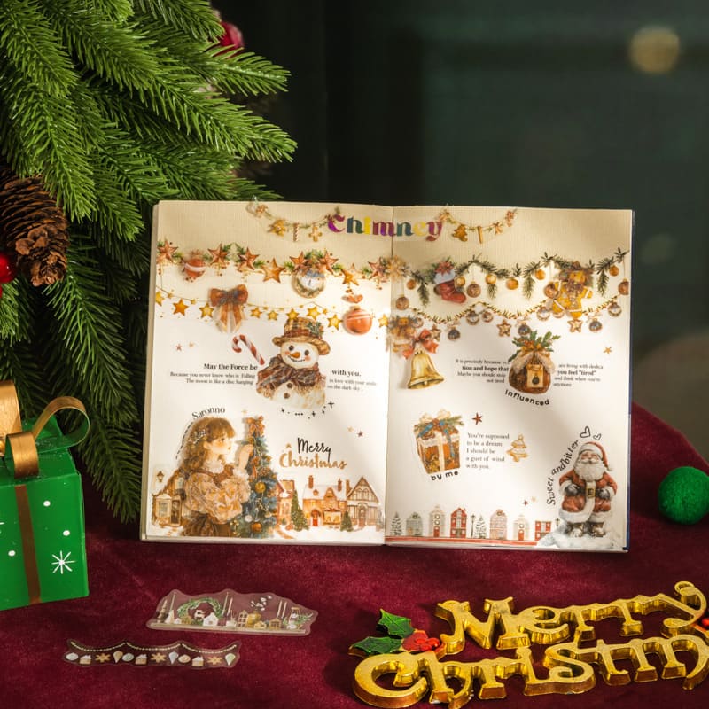 Christmas-Themed Sticker Book