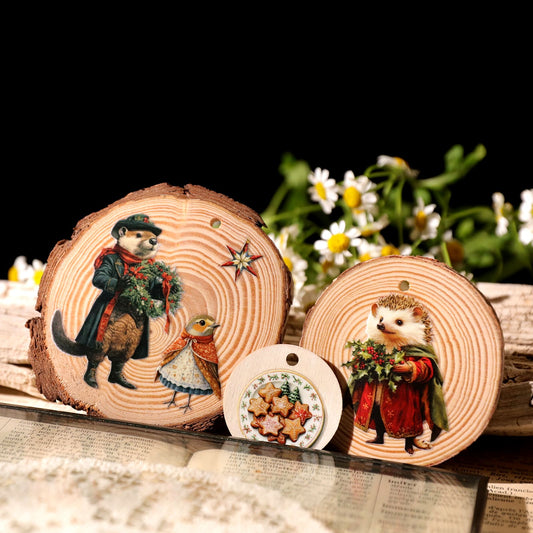 Christmas Animals Transfer Sticker