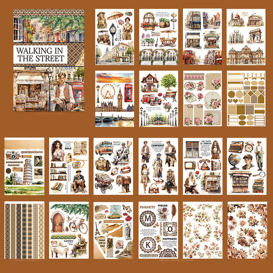 City Streets Series Sticker Book