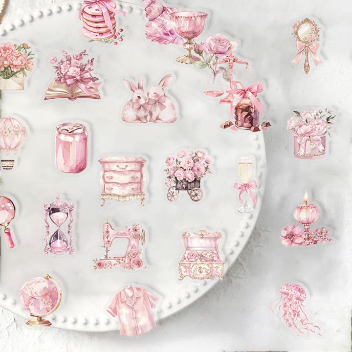50PCS Pink Theme Sticker Pack