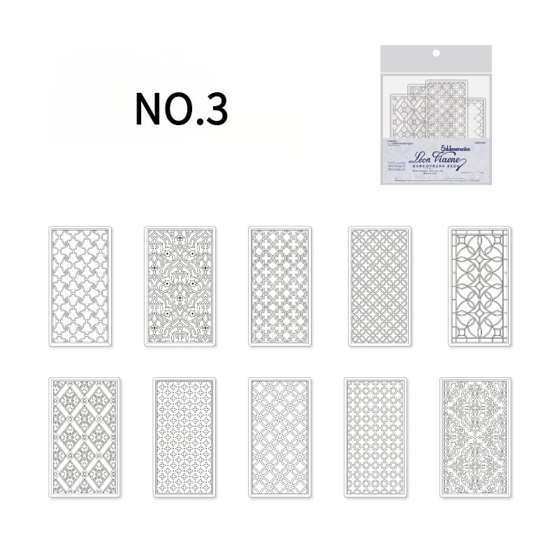 Lace Gold Foil Stickers