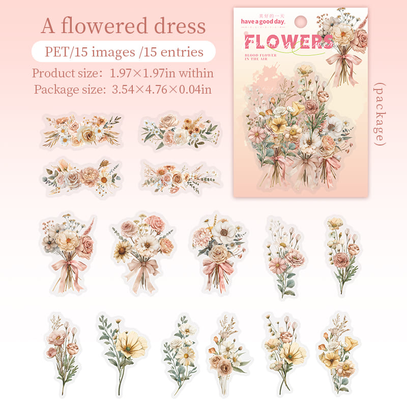 Flower Series Stickers
