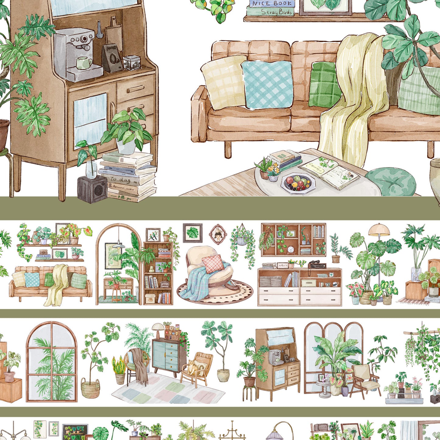 Die-Cutting My Forest House One Cycle PET Tape