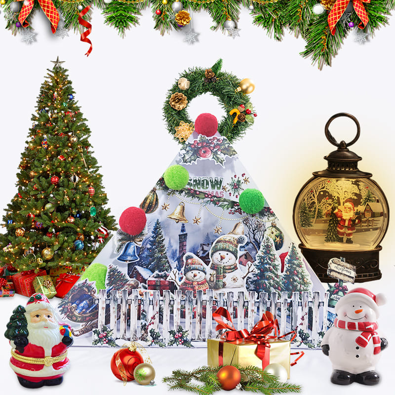 Christmas-Themed Sticker Book