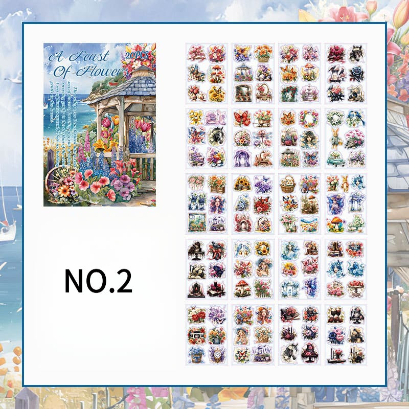 20PCS Sticker Book