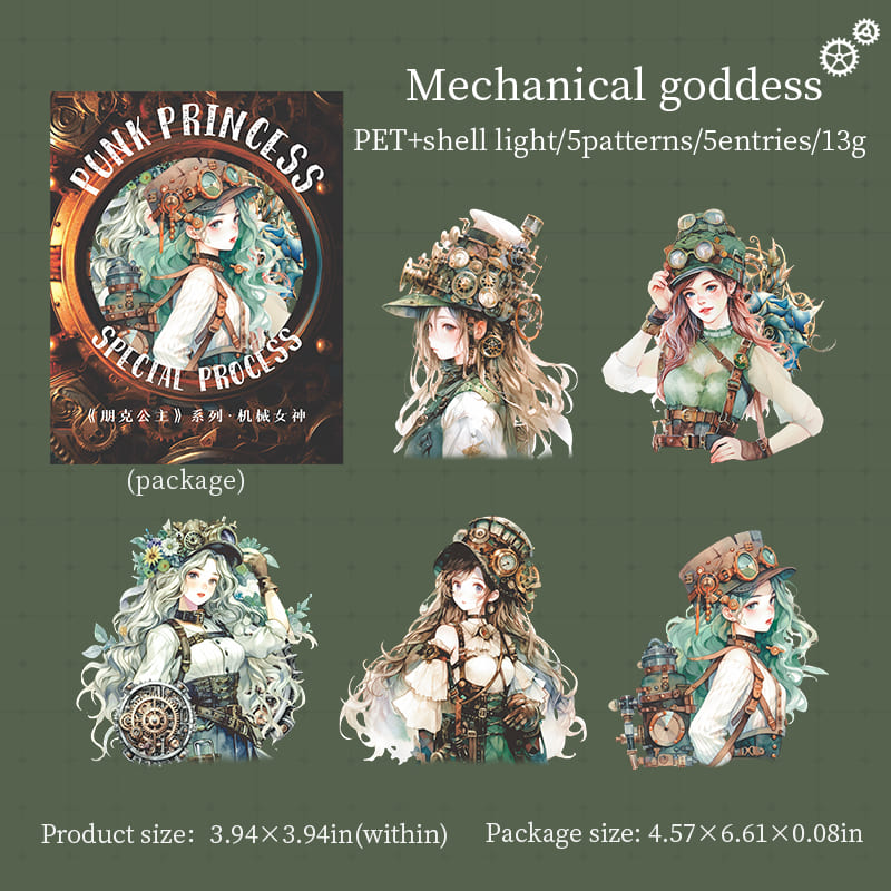 Punk Princess Series Stickers