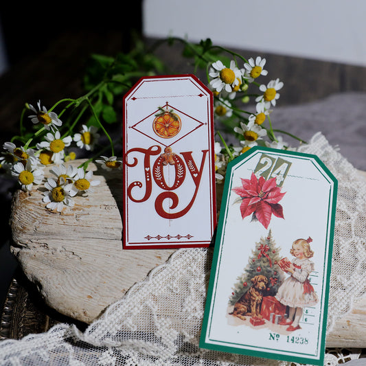 3PCS Vintage Christmas Transfer Stickers