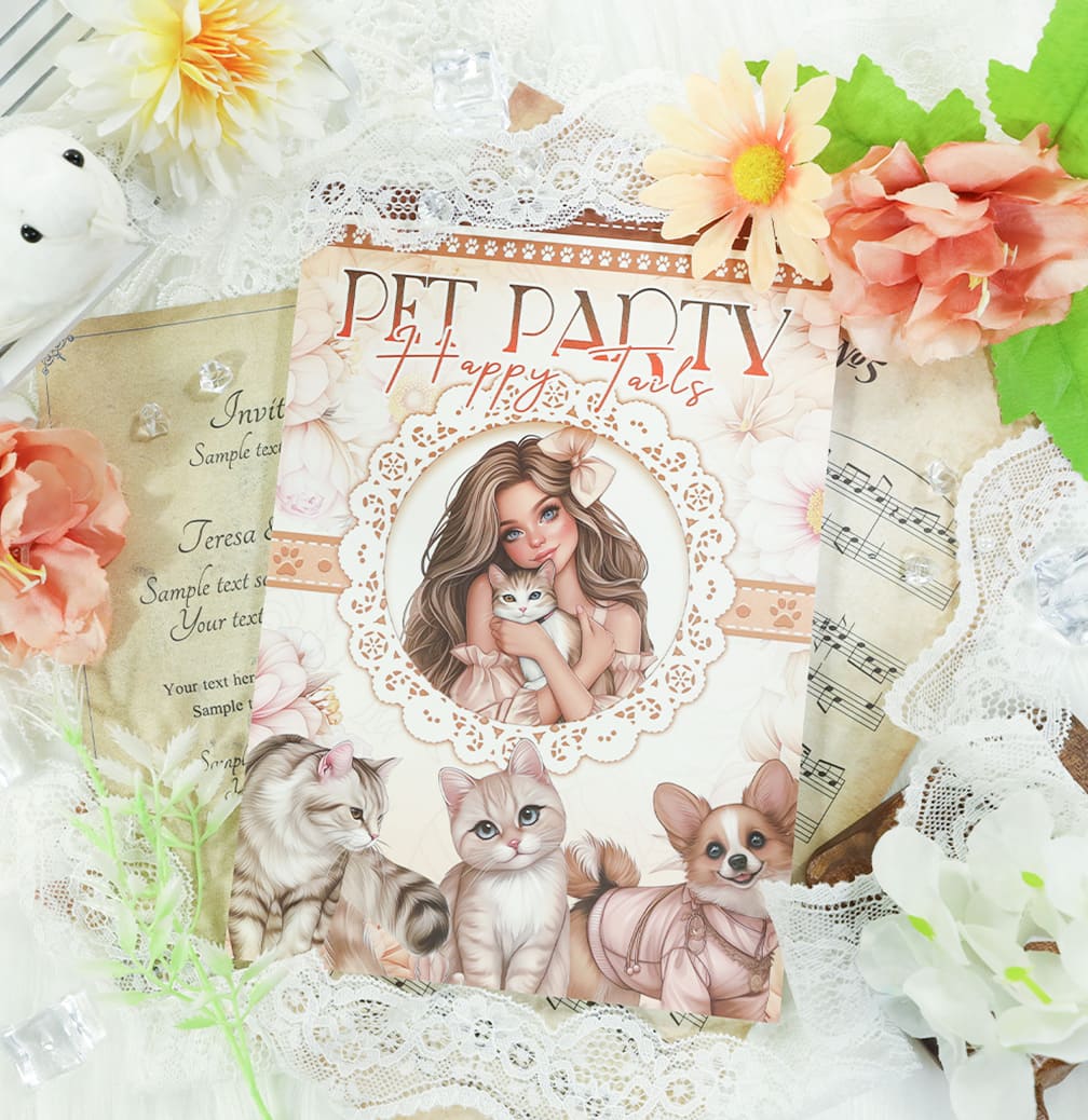 Pet-Themed Sticker Book