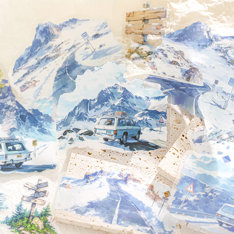 15PCS Scenery Series Sticker Pack