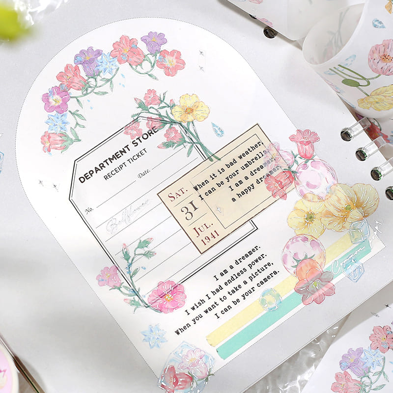 Summer Floral Theme Tape