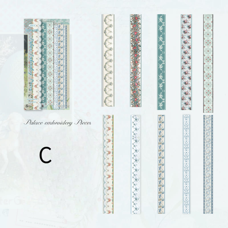 Long strip hard card stickers