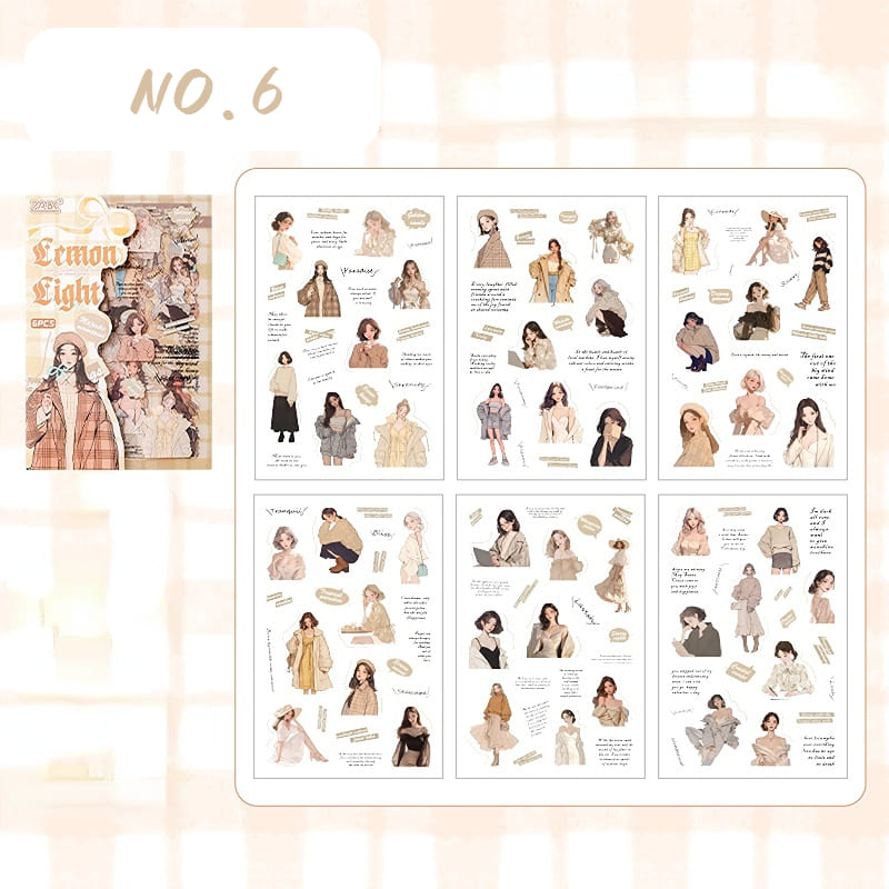 Girl Styling Theme Stickers