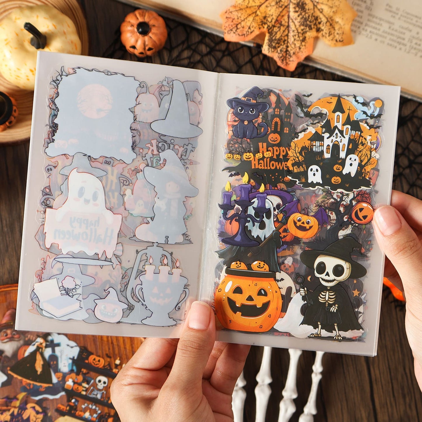 Die-cut Halloween Sticker Book