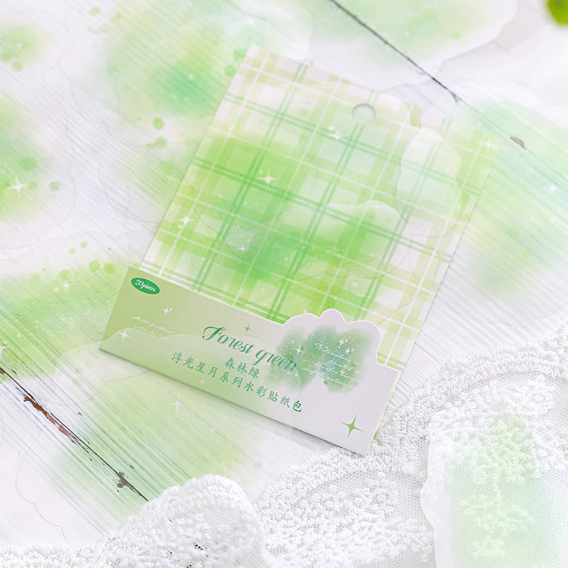 Watercolor Decorative Base Stickers