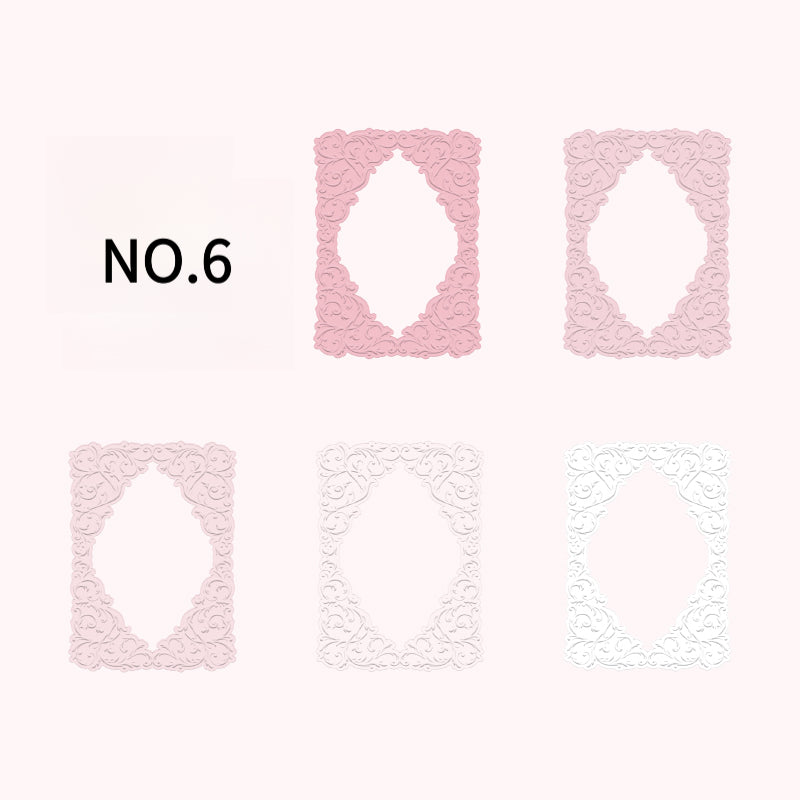 Hollow-out Border Card