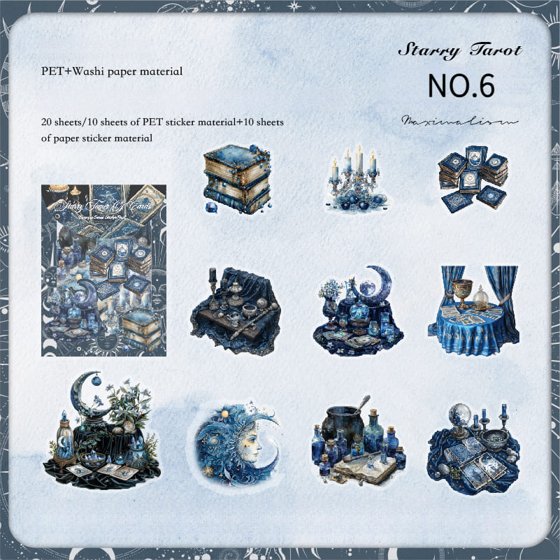 20PCS Scene Sticker Packs