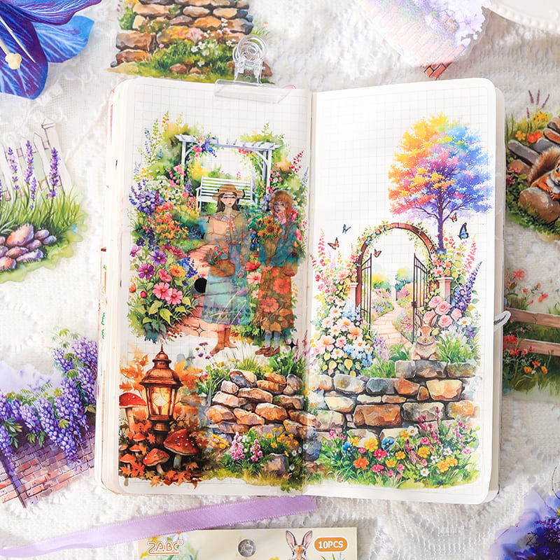 Secret Garden Theme Stickers