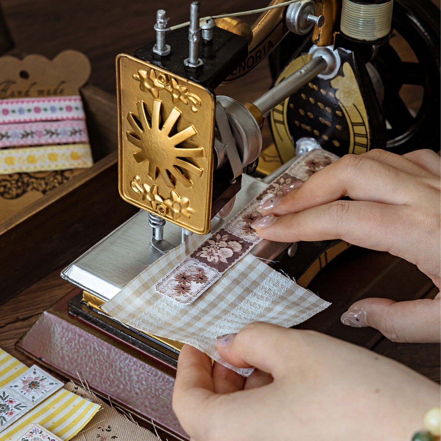 Long strip hard card stickers