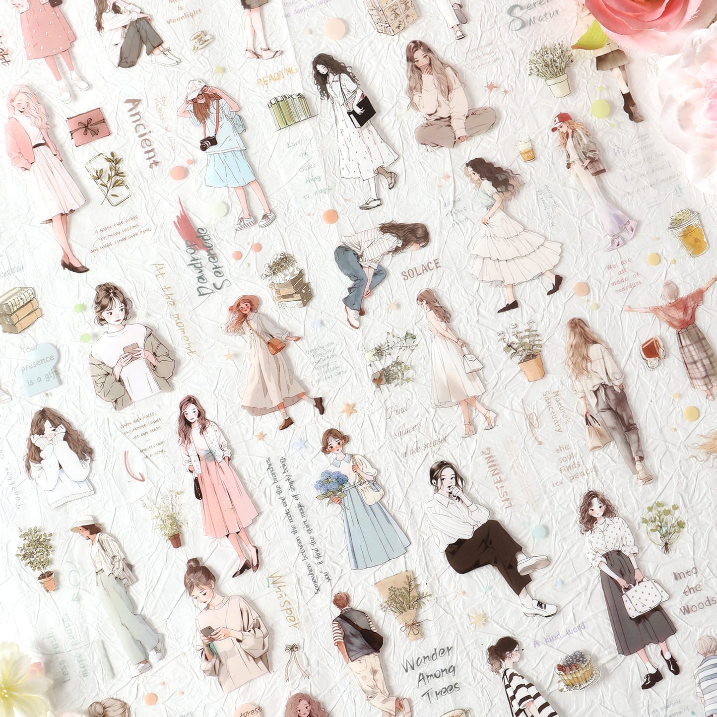 Die-Cut Character PET Tape Set