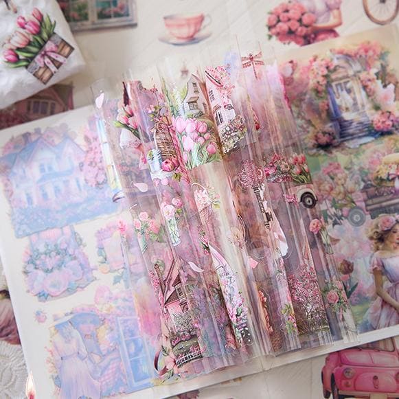 Vintage Girl Character Stickers