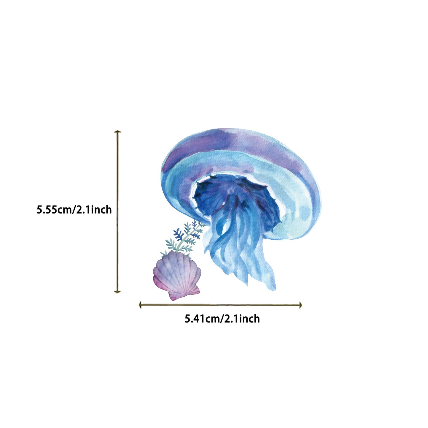 50PCS Jellyfish Series Stickers