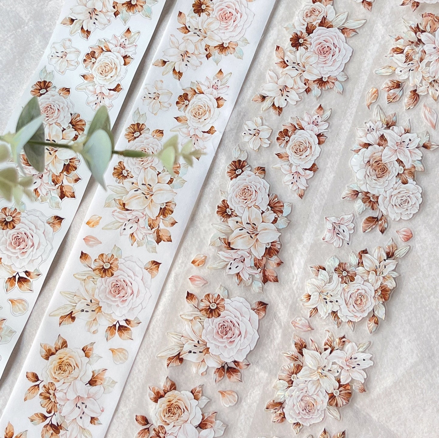 Fall Floral  Die-Cut  PET Tape