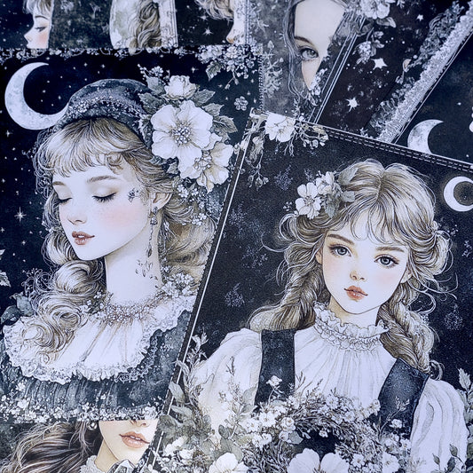 Moonlight Elf Scrapbook Paper