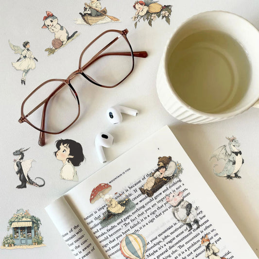 50PCS Childlike Comic Sticker Pack